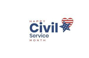 civil Servicio mes vector