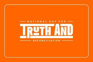 national day for truth and reconciliation vector