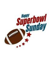 contento superbowl domingo, súper cuenco vector