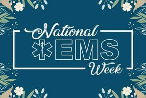 Emergency Medical Services Week vector