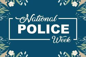 nacional policía semana fiesta concepto vector