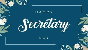 national secretary day, admin day, holiday concept vector