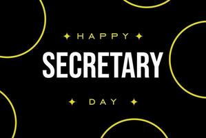 national secretary day, admin day, holiday concept vector