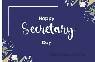 national secretary day, admin day, holiday concept vector