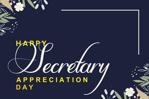 national secretary day, admin day, holiday concept vector