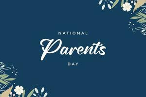 national parents day, background template Holiday concept vector