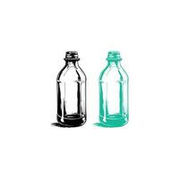 Glass Bottle Vector