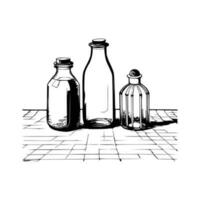 Glass Bottle Vector