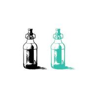 Glass Bottle Vector