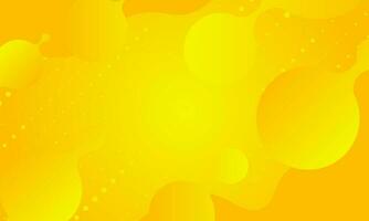 Abstract yellow orange colorful template banner with gradient color and small polka dot technology background Design with liquid shape vector design