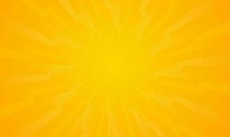 Orange gradient ray burst dot style background vector design