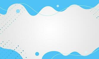 Abstract blue colorful template banner with gradient color and small polka dot technology background Design with liquid shape vector design