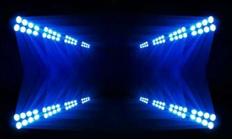 Bright stadium arena lights vector design.