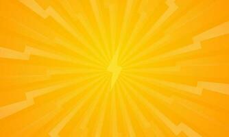 Orange gradient ray burst dot style background vector design