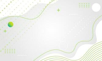 Abstract green colorful template banner with gradient color and small polka dot technology background Design with liquid shape vector design