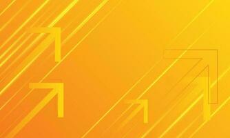 abstract arrow speed light orange geometric background. Dynamic shapes composition technology Hitech communication concept innovation vector design