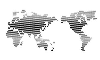 resumen exploración global tecnología antecedentes. mundo mapa. digital innovación concepto para tu diseño. vector