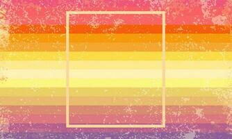 Grunge Sunset of Summer art line template background vector design.