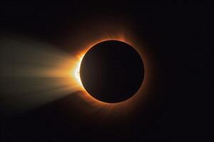 Solar eclipse. aesthetic photo