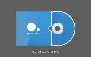 mejor calidad discos compactos casete vector