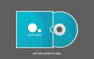 mejor calidad discos compactos casete vector