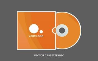 mejor calidad discos compactos casete vector