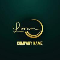 logo design for business and company vector