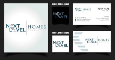 Next Level Stairs Logo vector