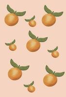 Orange Citrus Bright Pattern Background for wallpapaers, print products like invitation, wrapping paper and other decoration photo