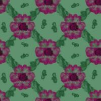Elegant Floral Seamless pattern for printed items like fabric, sublimation, wallpaper, wrapping papaer and other decor stuff photo