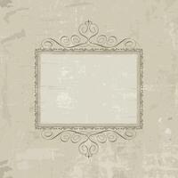 retro-frame-grunge- vintage frame background pro eps file vector