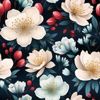 Boho Seamless Pattern photo