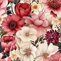 Boho Seamless Pattern photo