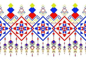 Ethnic geometric seamless pattern. Design for fabric, clothes, decorative paper, wrapping, embroidery, illustration, vector, tribal pattern vector
