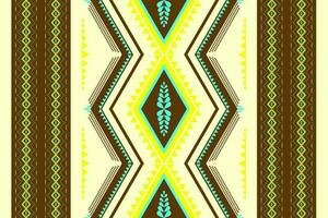 Ethnic geometric seamless pattern. Design for fabric, clothes, decorative paper, wrapping, embroidery, illustration, vector, tribal patter vector