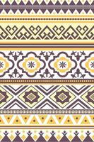 Ethnic geometric seamless pattern. Design for fabric, clothes, decorative paper, wrapping, embroidery, illustration, vector, tribal patter vector