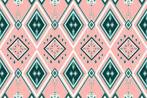 geometric ethnic pattern Can be used in fabric design for background, wallpaper, carpet, textile, clothing, wrapping, decorative paper, embroidery illustration vector. vector