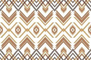 geometric ethnic pattern Can be used in fabric design for background, wallpaper, carpet, textile, clothing, wrapping, decorative paper, embroidery illustration vector. vector