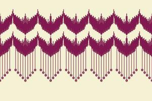 Uzbek ikat pattern and fabric in Uzbekistan. Abstract background for wallpaper, textures, textile, wrapping paper. vector