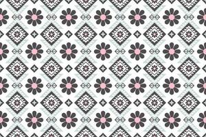 geometric ethnic pattern Can be used in fabric design for background, wallpaper, carpet, textile, clothing, wrapping, decorative paper, embroidery illustration vector. vector