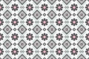 geometric ethnic pattern Can be used in fabric design for background, wallpaper, carpet, textile, clothing, wrapping, decorative paper, embroidery illustration vector. vector