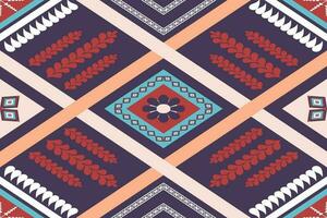 geometric ethnic pattern Can be used in fabric design for background, wallpaper, carpet, textile, clothing, wrapping, decorative paper, embroidery illustration vector. vector
