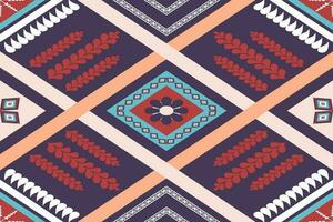 geometric ethnic pattern Can be used in fabric design for background, wallpaper, carpet, textile, clothing, wrapping, decorative paper, embroidery illustration vector. vector