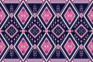 geometric ethnic pattern Can be used in fabric design for background, wallpaper, carpet, textile, clothing, wrapping, decorative paper, embroidery illustration vector. vector
