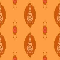 Uzbek ikat pattern and fabric in Uzbekistan. Abstract background for wallpaper, textures, textile, wrapping paper. vector