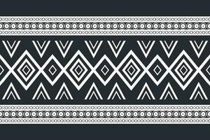 geometric ethnic pattern Can be used in fabric design for background, wallpaper, carpet, textile, clothing, wrapping, decorative paper, embroidery illustration vector. vector
