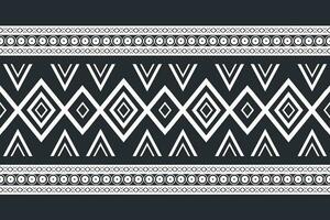 geometric ethnic pattern Can be used in fabric design for background, wallpaper, carpet, textile, clothing, wrapping, decorative paper, embroidery illustration vector. vector