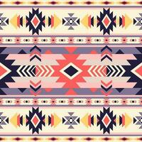 geometric ethnic pattern Can be used in fabric design for background, wallpaper, carpet, textile, clothing, wrapping, decorative paper, embroidery illustration vector. vector