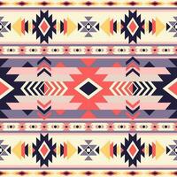 geometric ethnic pattern Can be used in fabric design for background, wallpaper, carpet, textile, clothing, wrapping, decorative paper, embroidery illustration vector. vector