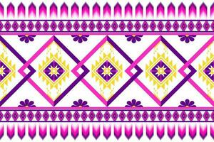 geometric ethnic pattern Can be used in fabric design for background, wallpaper, carpet, textile, clothing, wrapping, decorative paper, embroidery illustration vector. vector